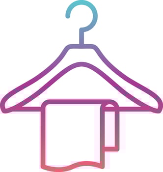 Towel Hanger Vector Icon
