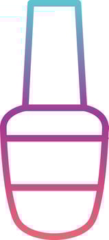 Nail Polish Vector Icon