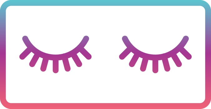 Eyelashes Vector Icon