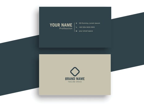 Modern Business Card vector