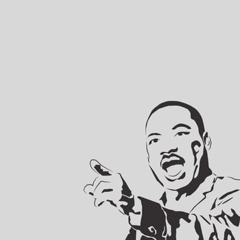 Vector Illustration Martin Luther King Day