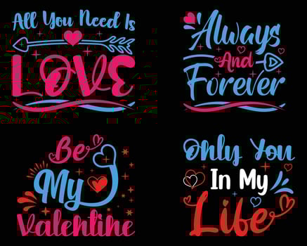 Valentin's Day SVG Design vector
