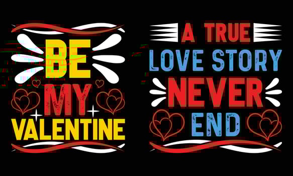 Valentin's Day T-Shirt Design vector