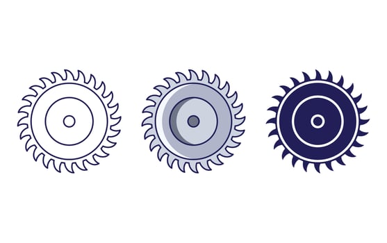Circular Saw icon vector