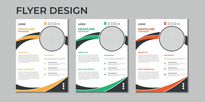 Business presentation vector flyer template, modern cover layout, annual report, poster, flyer in A4 with colorful geometric shapes, gradient color with light background