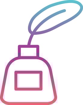 Inkwell Vector Icon
