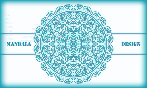 Paisley design. Coloring book design. Mandala motif design. vector