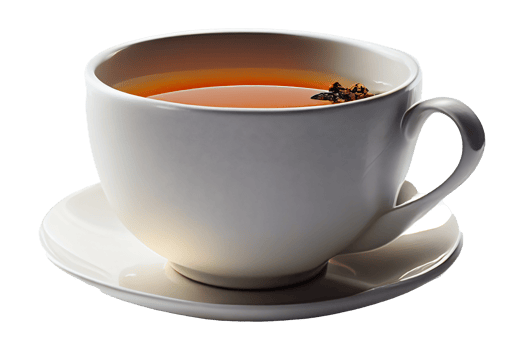 white cup of tea. png