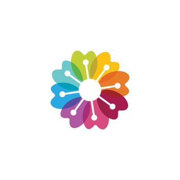 flower vector icon design