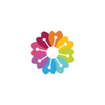 flower vector icon design