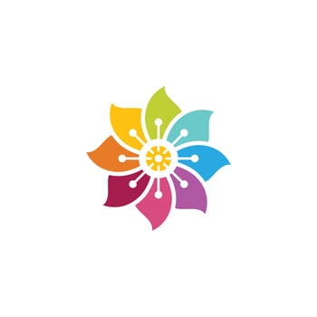 flower vector icon design