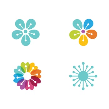 flower vector icon design