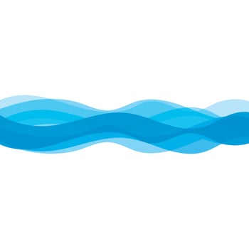 Abstract Water wave design background vector