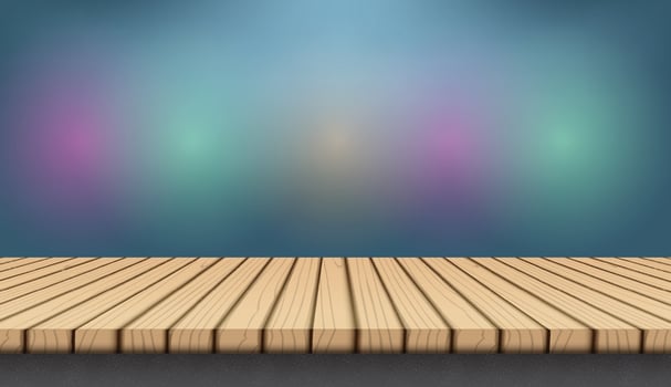 Wooden stand product podium vector design