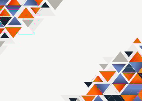 background design with triangle shape pattern vector