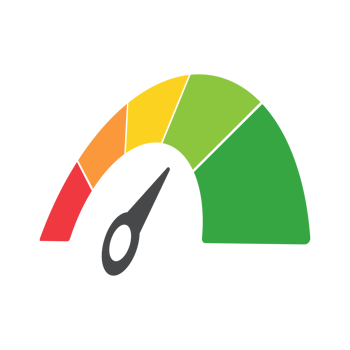 Mileage needle measures the level of business risk. concept of risk management before investing png