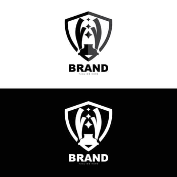 Trophy Logo Design, Award Winner Championship Trophy Vector, Success Brand vector