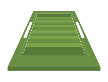 american football yard camp vector