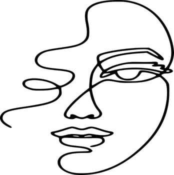 Black and white women vector
