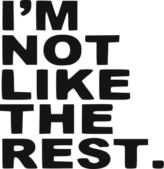Black and white vector quotes