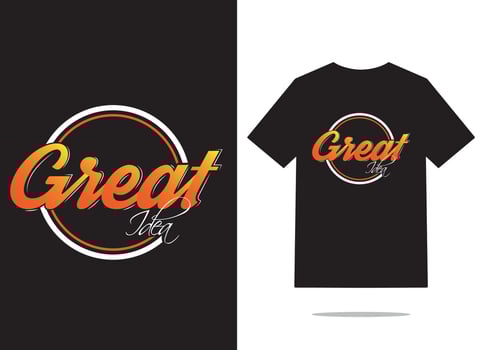 T shirt design. vector design. Typography design. Typography t shirt design. Green t shirt design. White typography design, Black t shirt design.