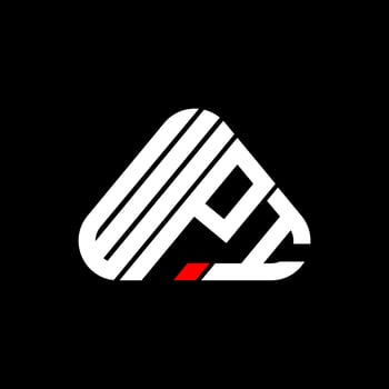 WPI letter logo creative design with vector graphic, WPI simple and modern logo.