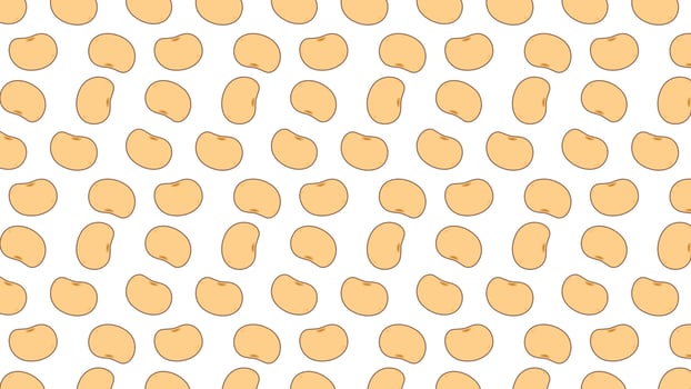 Soybean pattern vector. Soy bean on white background. wallpaper. vector