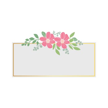 Collection of natural floral herbal art leaves flowers. Decorative beauty elegant illustration for hand drawn floral design vector