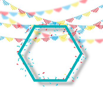 Celebration  frame with shadow on black. golden luxury rectangular png