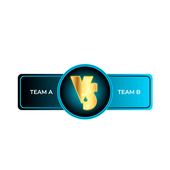 vs letters for sports and fight competition. png