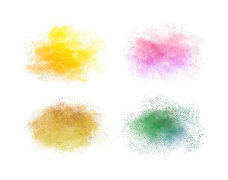watercolor vector splashes, background for title and logo