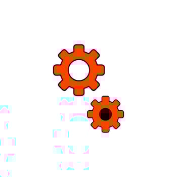 gear illustration for logo or icon vector