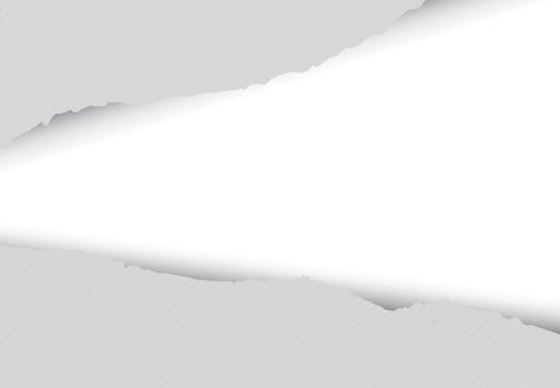 Ripped paper vector on transparent background