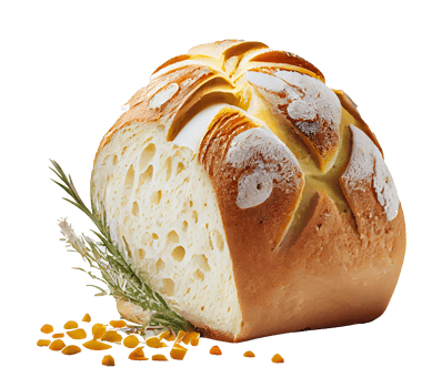 Fresh hot bread. png