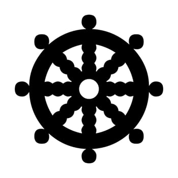 Rudder vector illustration