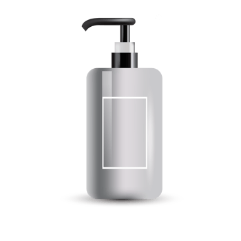 perfume bottle glass bottle for perfume and perfumery vector illustration png