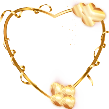 happy valentines day frame with beautiful ornament png