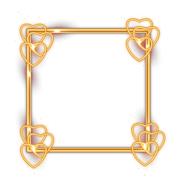 happy valentines day frame with beautiful ornament png