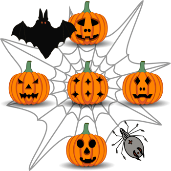 Collection accessory for celebration holiday Halloween png