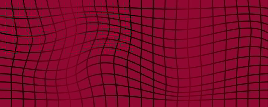 Geometric Background deformed mesh. Viva Magenta color. Vector template for banner, storys, cover.