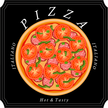 Various sweet tasty pizza png