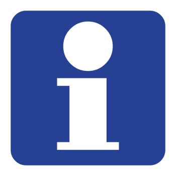 Tourist information Sign Symbol on Transparent Background png