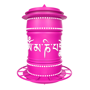 Prayer Wheel isolated on transparent png