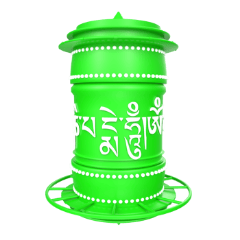 Prayer Wheel isolated on transparent png