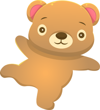 cute bear cartoon png