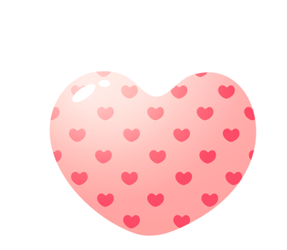 hearts with valentine's day 14 february png