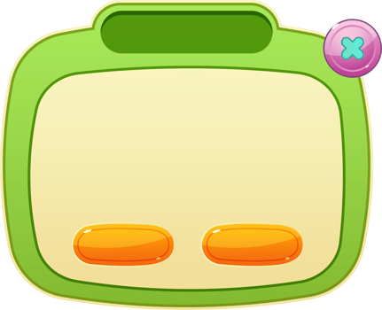 buttons and frames for game interface png