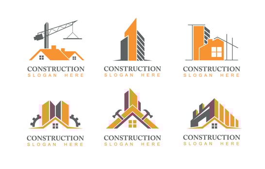 Building Construction Logo vector