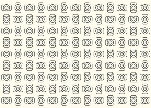 Camera Icon Pattern Banner Background vector
