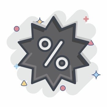 Icon Best Offer. related to Online Store symbol. Comic Style. simple illustration. shop vector